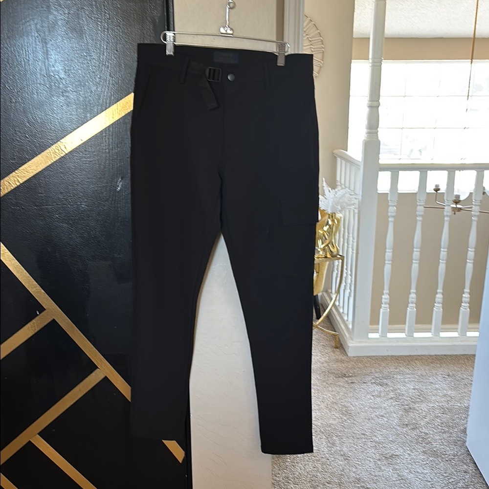 Nomad Black Cargo Pants Modern Fit